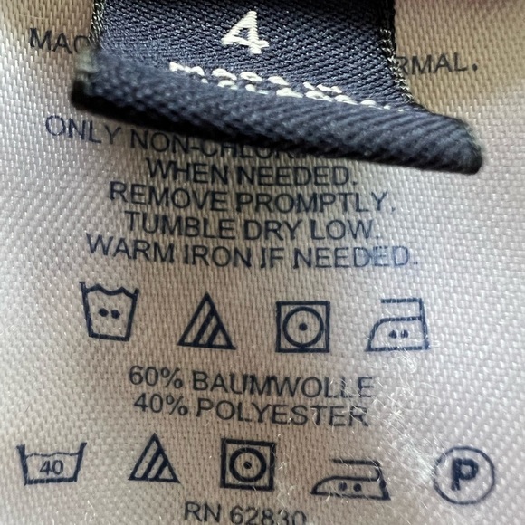 Lands End khakis pants sz 4 small casual - Picture 6 of 7